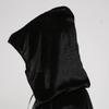 Regenboog Kids Velvet Cape with Hood,Black Cloak Kids,Costume Cape Child,Halloween Costume Cloak,Christmas,Renaissance,Witch,Wizard,Mardi Gras,Size S,23.6inch view 4