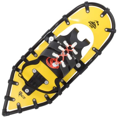 Northern Lites Ultralight Running Snowshoes for Speed & Performance | Speed Lace Binding, Race Traction, 7075-T6 Aluminum Frame | for Athletes up to 200 lbs (Yellow)