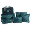 GForce 6 Piece Ultimate Traveling Set | Organizer Packing Cubes | 3 Sizes | Zippered Pouches | 3 Sizes | Suitcase Organizers | Luggage Organizers | Travel Essentials | Emerald view 1