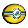 The Fan-Brand NCAA Delaware Blue Hens - Yellow, Oval Slimline Lighted Wall Sign - Sports Team Bar Sign Dcor: Home, Dorm, Garage, Office, Fan Cave view 2