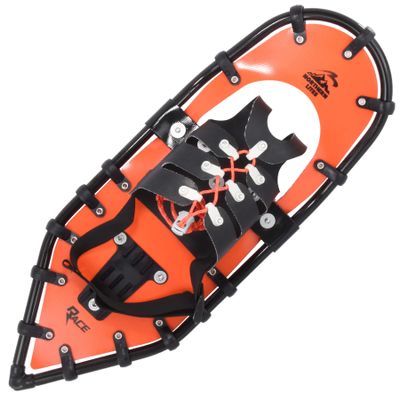 Northern Lites Ultralight Running Snowshoes for Speed & Performance | Speed Lace Binding, Race Traction, 7075-T6 Aluminum Frame | for Athletes up to 200 lbs (Orange)