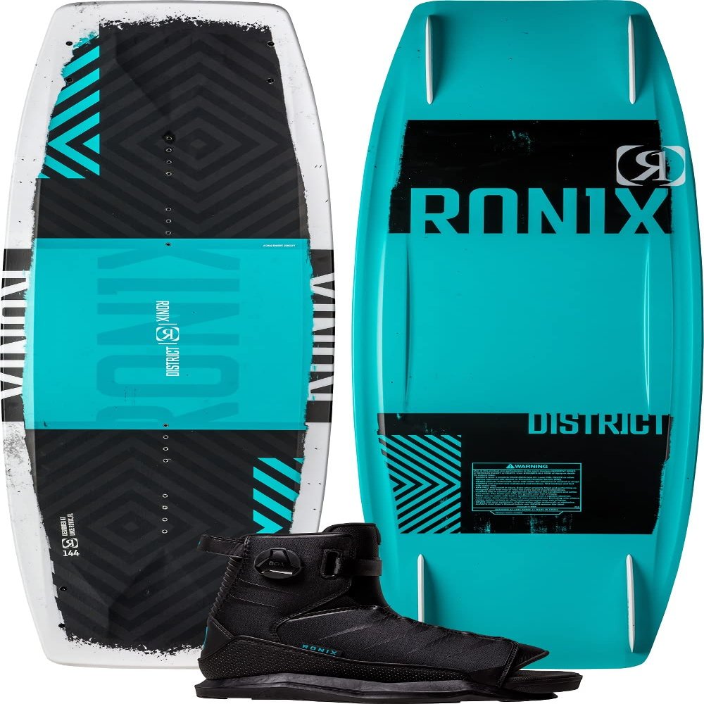 Ronix Wakeboard Package 150 - District Wakeboard w/ Anthem Boa Boot - 10.5-14.5