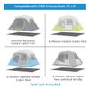 CORE Outdoor Tent Footprints | Perfect Tarp Camping Accessories for Easy Camp Setup (6 Person Tents - 11' x 9') view 2