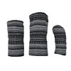 Sunfish Salt and Pepper Barrel 3 PC Set (DR, FW, HB) Golf Club Headcover Hand Woven view 1