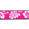 Country Brook Design - Pink Hawaiian on Black Nylon Webbing (3/4 Inch, 10 Yards) view 3