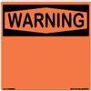 Design Your Own Custom Warning Orange and Black Peel and Stick Label Sticker Decal 25 Character Limit All Characters Will be Capitalized Made in USA (5" x 7") view 2