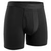2UNDR Men's Day Shift 6" Boxer Brief Underwear (Black/Black, X-Large) view 1