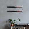 INOOMP 2pairs Acrylic Bat Display Racks Softball Tennis Bat Storage Holders Wall-Mounted Design for Sports Memorabilia Showcase view 3