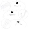 INOOMP 2pairs Acrylic Bat Display Racks Softball Tennis Bat Storage Holders Wall-Mounted Design for Sports Memorabilia Showcase view 4