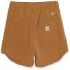 Carhartt Girls' Lightweight Ripstop Work Shorts, Brown, M (10) view 2