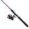 Penn Fierce IV Spinning Reel and Fishing Rod Combo,Black/Red view 1