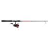Penn Fierce IV Spinning Reel and Fishing Rod Combo,Black/Red view 2