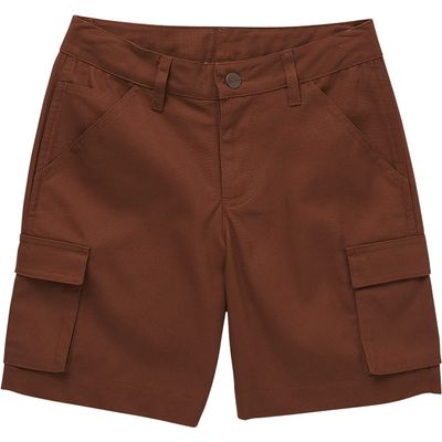 Carhartt Boys' Canvas Cargo Work Short, Carhartt Brown, 12