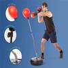 Punching Bag, Reflex Bag Boxing for Adults Kids, Punch Bags Freestanding Boxing Punching Bag Reflex Speed Punching Bags, Adjustable Height for Adult&Kid, Boxing Punching Ball view 4