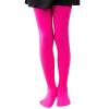 Toddler Kids Baby Girls Cotton Leggings Pantihose Stretchy Basic Full Length Ballet Children's (Hot Pink, 12-24 Months) view 1