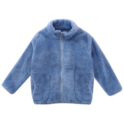 Toddler Boys Girls Long Sleeve Winter Solid Fleece Zippered Coat Jacket Thicken Warm Outwear Boys (Blue, 15-16 Years)