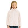 Toddler Boys Girls Long Sleeve Winter Solid Fleece Zippered Coat Jacket Thicken Warm Outwear Boys (White, 15-16 Years) view 2