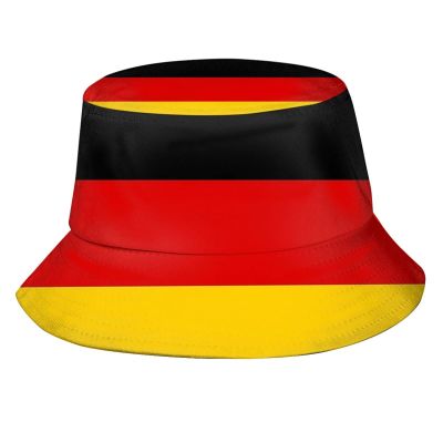 Funny Germany Flag Bucket Hat for Women Men Teens Travel Summer Germany Bucket Hats Packable Beach Sun Hat