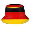 Funny Germany Flag Bucket Hat for Women Men Teens Travel Summer Germany Bucket Hats Packable Beach Sun Hat view 1
