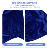 INOOMP 1pair Ice Skating Boot Protectors Comfortable Polyester Covers for Figure Hockey and Roller Skates Prevent Dirt and Damage for All Skating Enthusiasts view 2