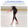 INOOMP 1pair Ice Skating Boot Protectors Comfortable Polyester Covers for Figure Hockey and Roller Skates Prevent Dirt and Damage for All Skating Enthusiasts view 3
