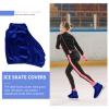 INOOMP 1pair Ice Skating Boot Protectors Comfortable Polyester Covers for Figure Hockey and Roller Skates Prevent Dirt and Damage for All Skating Enthusiasts view 4