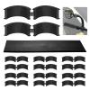 12 Pcs Bicycle Handlebar Rubber Gasket & 1 Rubber DIY Gasket, Anti-Vibration and Anti-Slip Handlebar Stem Shim Spacer Adapters to Fit 22.2/25.4 mm to 31.8 mm Bike Stem for Road Mountain Bikes. view 1