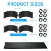 12 Pcs Bicycle Handlebar Rubber Gasket & 1 Rubber DIY Gasket, Anti-Vibration and Anti-Slip Handlebar Stem Shim Spacer Adapters to Fit 22.2/25.4 mm to 31.8 mm Bike Stem for Road Mountain Bikes. view 2