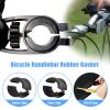 12 Pcs Bicycle Handlebar Rubber Gasket & 1 Rubber DIY Gasket, Anti-Vibration and Anti-Slip Handlebar Stem Shim Spacer Adapters to Fit 22.2/25.4 mm to 31.8 mm Bike Stem for Road Mountain Bikes. view 3