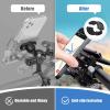 12 Pcs Bicycle Handlebar Rubber Gasket & 1 Rubber DIY Gasket, Anti-Vibration and Anti-Slip Handlebar Stem Shim Spacer Adapters to Fit 22.2/25.4 mm to 31.8 mm Bike Stem for Road Mountain Bikes. view 4