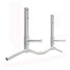 BCPPO Chin Up Bar Pull Up Bar Wall Mounted Chin Up Bar Home Gym Exercise Bracket Upper Body Workout Bar, Safe Load 300kg (Color : Silver, Size : Style 2) view 1