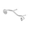 BCPPO Chin Up Bar Wall Mounted Pull up bar, Multi Handle Steel Fitness Horizontal bar, Home Office Gym Training Equipment, Safe Load 300kg (Color : Stainless Steel, Size : Style 2) view 1
