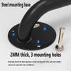 BCPPO Chin Up Bar Wall Mounted Pull up bar, Multi Handle Steel Fitness Horizontal bar, Home Office Gym Training Equipment, Safe Load 300kg (Color : Stainless Steel, Size : Style 2) view 4