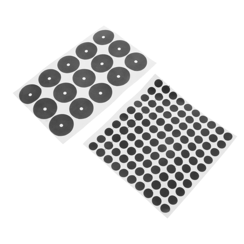Sosoport 4sheets Billiard Marker Dots Black Spots for Pool and Snooker Easy to Use Table Stickers Compact for Pool Tables