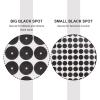 Sosoport 4sheets Billiard Marker Dots Black Spots for Pool and Snooker Easy to Use Table Stickers Compact for Pool Tables view 2