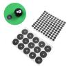 Sosoport 4sheets Billiard Marker Dots Black Spots for Pool and Snooker Easy to Use Table Stickers Compact for Pool Tables view 4
