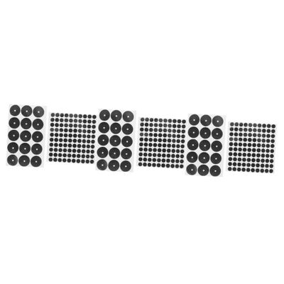 Sosoport 6sheets Billiard Table Marker Dots Snooker Stickers for Pool Table Accessories Easy to Use Thin Design for Smooth Play Precise Cutting Black Color
