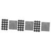 Sosoport 6sheets Billiard Table Marker Dots Snooker Stickers for Pool Table Accessories Easy to Use Thin Design for Smooth Play Precise Cutting Black Color view 1
