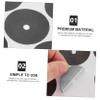 Sosoport 6sheets Billiard Table Marker Dots Snooker Stickers for Pool Table Accessories Easy to Use Thin Design for Smooth Play Precise Cutting Black Color view 4