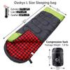 oaskys Camping Sleeping Bag - 3 Season Warm & Cool Weather - Summer Spring Fall Lightweight Waterproof for Adults Kids - Camping Gear Equipment, Traveling, and Outdoors view 2