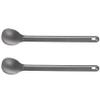 Pasotim 2Pcs Titanium Spoon 21.5cm x 3.9cm Camping Spoon Long-Handled Titanium Spoon view 1