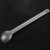 Pasotim 2Pcs Titanium Spoon 21.5cm x 3.9cm Camping Spoon Long-Handled Titanium Spoon view 2