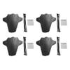 Nemeae 8Pcs Mountain Bike, Front and Rear, Adjustable Fenders Fits 26 Inch, 27.5 Inch, 29 Inch Size Bike view 1