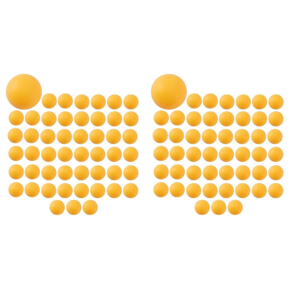 100- Pack Premium Pong Balls Advanced Table Ball Seamless Balls Orange