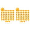 100- Pack Premium Pong Balls Advanced Table Ball Seamless Balls Orange view 1