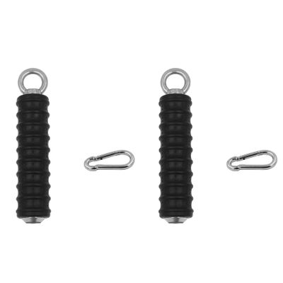 CRAKES 2Pcs Single Gym Handle Triceps Strength Pull Up for Cable Machine Attachment Arm