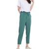Maiyifu-GJ Women Drawstring Casual Stretch Ankle Pants Casual Straight Leg Lounge Sweatpants Stretch Running Athletic Trouser (Light Green,3X-Large)