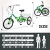 Barbella Adult Folding Tricycles Folding Bikes, 7 Speed 20/24/26 Inch 3 Wheel Adult Trikes Cruiser Bike with Large Basket, Foldable Tricycle for Adults, Women, Men, Seniors view 4