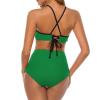 Bikini Brazil Flag Bathing Suit Women's Swimwear Bikini Swimsuit Tummy Control Swimsuits S view 4