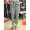 Maiyifu-GJ Women's Paper Bag Belted Pencil Pants Casual Slim Fit Self Tie Office Trouser High Elastic Waist Solid Comfy Pant (Grey,XX-Large) view 2